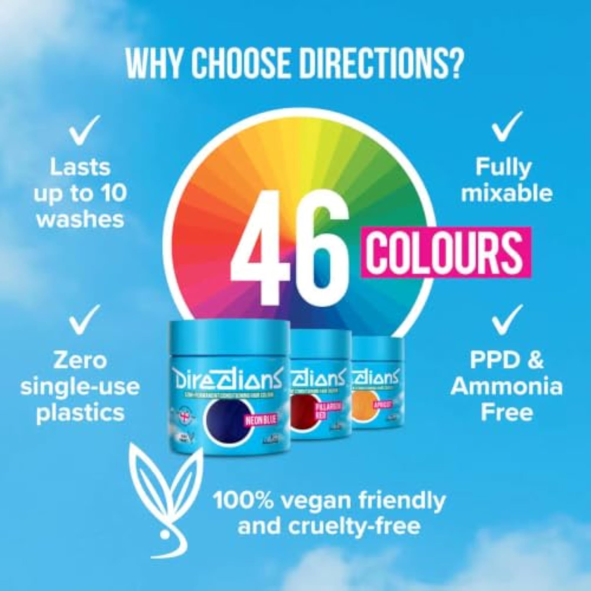 Directions Hair Colour - Lilac 88ml Tub